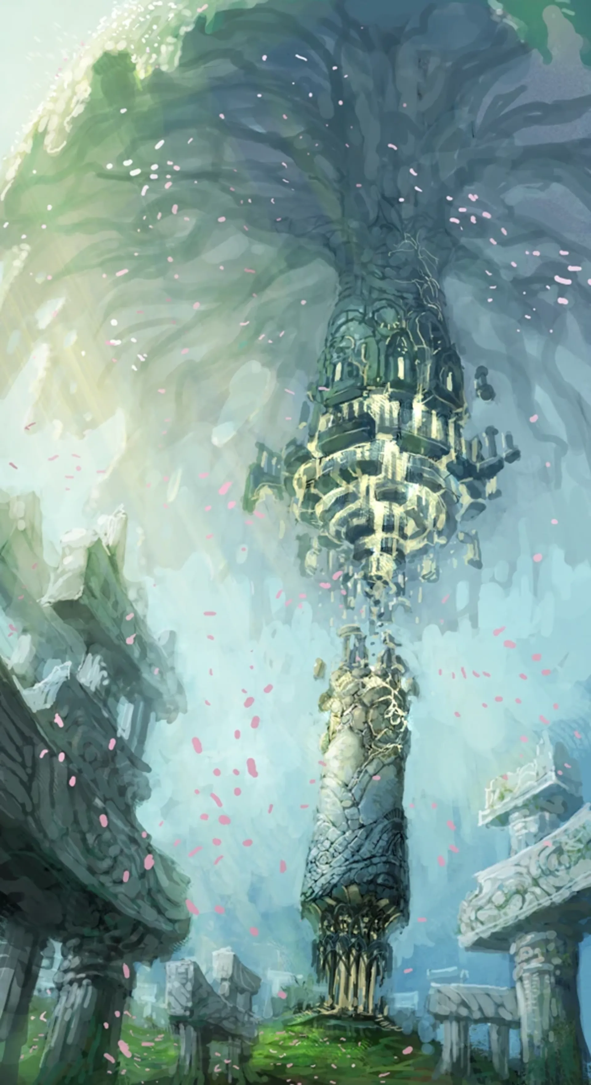 Concept art of the restored Island of Dawn